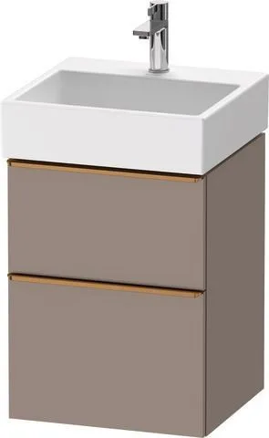 Duravit D-Neo Waschtischunterbau wandhängend Basalt Matt 484x442x625 mm - DE4370004430000 DE4370004430000