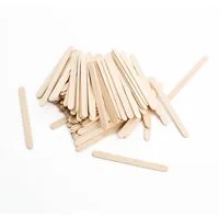 wisefood Einwegbesteck-Set 100-tlg., Birkenholz Eisstäbchen/Spatel - 11cm (100-tlg), Birkenholz