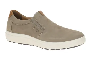 Josef Seibel Herren Slipper MADDOX 06 | Grau Taupe Kombi | Echtleder Nubuk Gl...