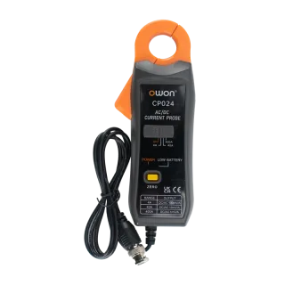 OWON Upgraded CP024 Oscilloscope AC/DC Current Clamp Probe Tester DC 200KHz 400A Bandwidth Oscilloscope Parts