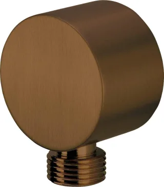 Neuesbad Serie 310 Rund Eck Anschluss für Brauseschlauch, Bronze Gebürstet NB1DENACC54K1