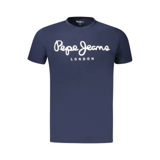 Pepe Jeans Blaues Baumwoll-Herren-T-Shirt