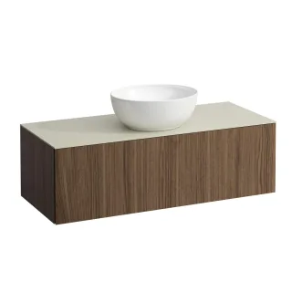 LAUFEN Waschtischunterschrank und Waschtischplatte ALESSI 500x1200x370 H4313150976301