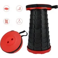 AKKEE Klappstuhl Tragbarer Klappstuhl Klapphocker Hocker Tragkraft 180 kg, höhenverstellbar und stabil