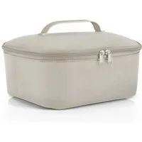 REISENTHEL® Kühltasche coolerbag M pocket herringbone sand, coolerbag M pocket