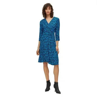 Boss - Wickelkleid für Damen, V-Ausschnitt (Braun)
