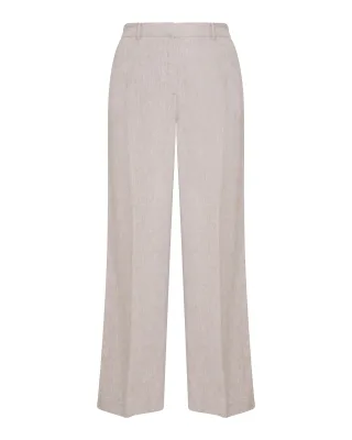 msch copenhagen - MSCHPennie Ginia HW Pants Sand Melange - Gr. - M