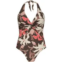 Barts Badeanzug Camolo Halter Shaping Onepiece COFFEE