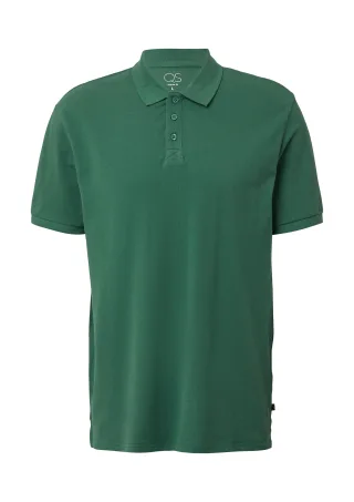 qs - Polo-Shirt grün - Gr. - S
