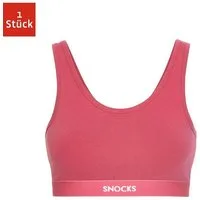 SNOCKS Bustier Soft BH (1-tlg) aus Bio Baumwolle, breite Träger für maximalen Komfort