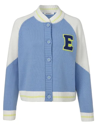 eiszeit - Jacke Stehkragen 1/1 Arm Raglan cornflower multicolo - Gr. - 52