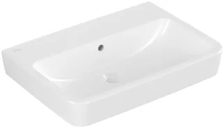 Villeroy & Boch Waschbecken O.novo 650x460mm Eckig m. ÜL. geschliffen Weiß Alpin CeramicPlus, 4A41KJ 4A41KJR1