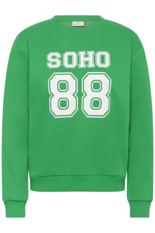 Sweatshirt KAsoul Loose fit green