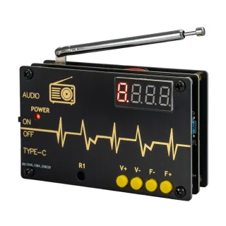 TDA5807S FM Radio Kit High Sensitivity RDA5807M Chip 87-108MHz Frequency Range Dual Power Options Compact Lightweight Po