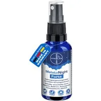 HERRLAN Mundspray MelatoNight Forte - Melatonin Spray Hochdosiert, (mit Kirschgeschmack, Ashwagandha, Baldrian, Melisse und Passionsblume) HERRLAN-Qualität I Made in Germany