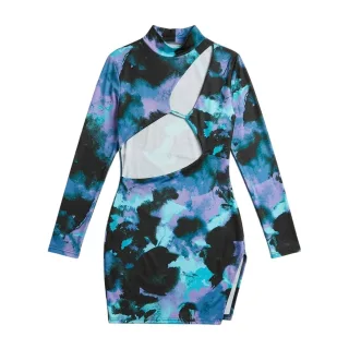 Missy Empire - "Slinky" Minikleid für Damen, Ausschnitt (Blau)