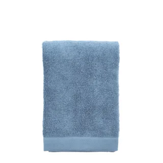 Södahl Handtuch Organic Comfort blue 50x100cm | Bio-Baumwolle. Maritimes Flair & höchste Saugkraft mit dem blauen Wellness-Handtuch von Södahl entdeck