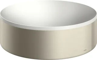 Hansgrohe Aufsatzwaschtisch AXOR Suite Basins&Bathtubs 300mm o.Hl.u.Ül weiss/brushed nickel, 4200082 42000820