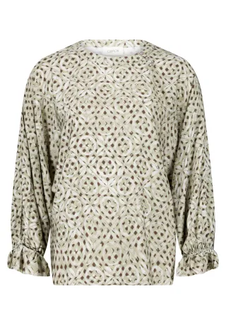 CARTOON - Oversize-Bluse Mint/White - Gr. - 36