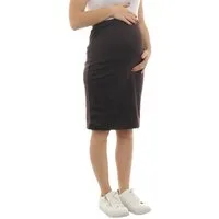 F&K-Mode Umstandsrock Umstand Rock Midi Bleistiftrock Schwangerschaft Gummibund