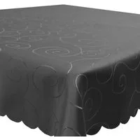 Haus und Deko Tischdecke Tischdecke Damast Ornamente eckig Circle Struktur bügelfrei pflegeleic (1-tlg)
