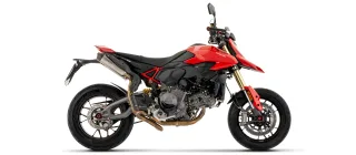 Sport Auspuff Arrow Round Sil TITAN Ducati Hypermotard 890 V2 / SP Bj.2026 / EURO5+ /eintragungsfrei
