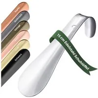 JK Trade Schuhlöffel 15cm Edelstahl poliert (1-tlg., klein & stabil), ideal für Reisen – Silber, Aufhängbar & hochwertig verarbeitet