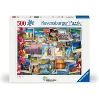 Ravensburger Puzzle Erwachsenenpuzzle 500 Teile - Weltreise - Pinnwand, 500 Puzzleteile