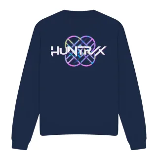 K-Pop Demon Hunters - "Huntr/X" Logo Sweatshirt für Herren/Damen Unisex (Marine)