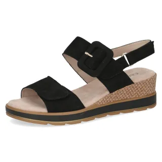 CAPRICE - Da.-Sandalette black nubuc - Gr. - 37