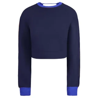 Puma x Rihanna Fenty Damen Navy Schnürpullover