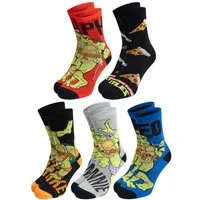 United Labels® Socken Teenage Mutant Ninja Turtles Socken Sneaker Strümpfe (5er Pack) 40-45