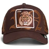 GOORIN Bros. Trucker Cap Goorin Bros. Old English King Trucker Cap Ground Brown (Basecap, Basecap, Trucker Kappe, Meshcap)
