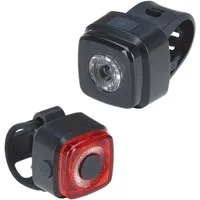 Prophete Fahrradbeleuchtung LED Akku Beleuchtungs-Set 30/10 Lux