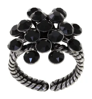 konplott - Ring - Magic Fireball schwarz