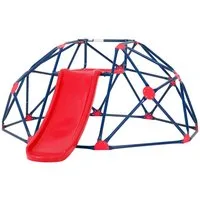 COSTWAY Klettergerüst Spielplatz, bis 180 kg Belastbarkeit, Outdoor & Indoor
