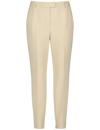 TAIFUN - Slim Fit : 7/8 Hose beige - Gr. - 46