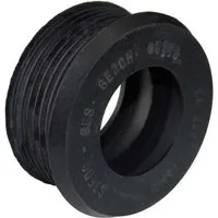ASW Unterputz-Spülkasten WC-Spülrohrverbinder Gummi schwarz D=55mm für Spülrohr 38-45mm ohne Ro