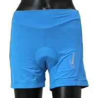 Gonso Fahrradhose CAPRI Damen Radhose Hot Pants Körpernah mit Sitzpolster nahtfrei geprägtes, tri-elastisches RELAX GEL COMFORT Sitzpolster