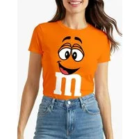 MoonWorks Print-Shirt Damen T-Shirt Fasching Karneval M Aufdruck Gruppen- Kostüm mit Print