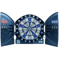 B Best Sporting Dartautomat Elektronische Dartscheibe Cambridge mit LED-Anzeige, E-Dartscheibe mit 6 Dartpfeilen & 24 Ersatzspitzen