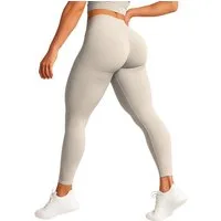 Smilodox Leggings Amaze Pro mit Scrunch-Effekt, High Waist V-Shape Sport & Yogahose Seamless Push Up Booty Fitnesshose Blickdicht Yoga Gym Figurformend