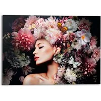 Reinders! Deco-Panel Frau mit Blumenhut