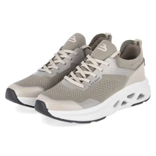 Bullboxer Low Sneaker  Taupe - Gr. 41 -  Textil