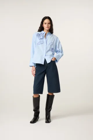 Fabienne Chapot - Alex Blouse icey blue - Gr. - 34