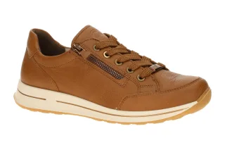 ara 12-54801 67 OSAKA Damen Schn?r-Halbschuhe Braun Cognac Bequem & Extra Weit