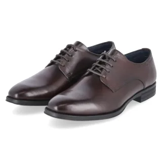 Salamander Halbschuhe - Gr. 41 - Braun - Glattleder