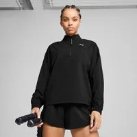 PUMA Trainingsjacke W STRONG WOVEN JACKET für Fitness-Workout, atmungsaktives Material, Relaxed Fit