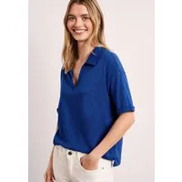 STREET ONE Poloshirt im soften Baumwoll-Mix