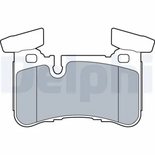 Delphi Bremsbel?ge hinten Mercedes C-Klasse Cls E-Klasse